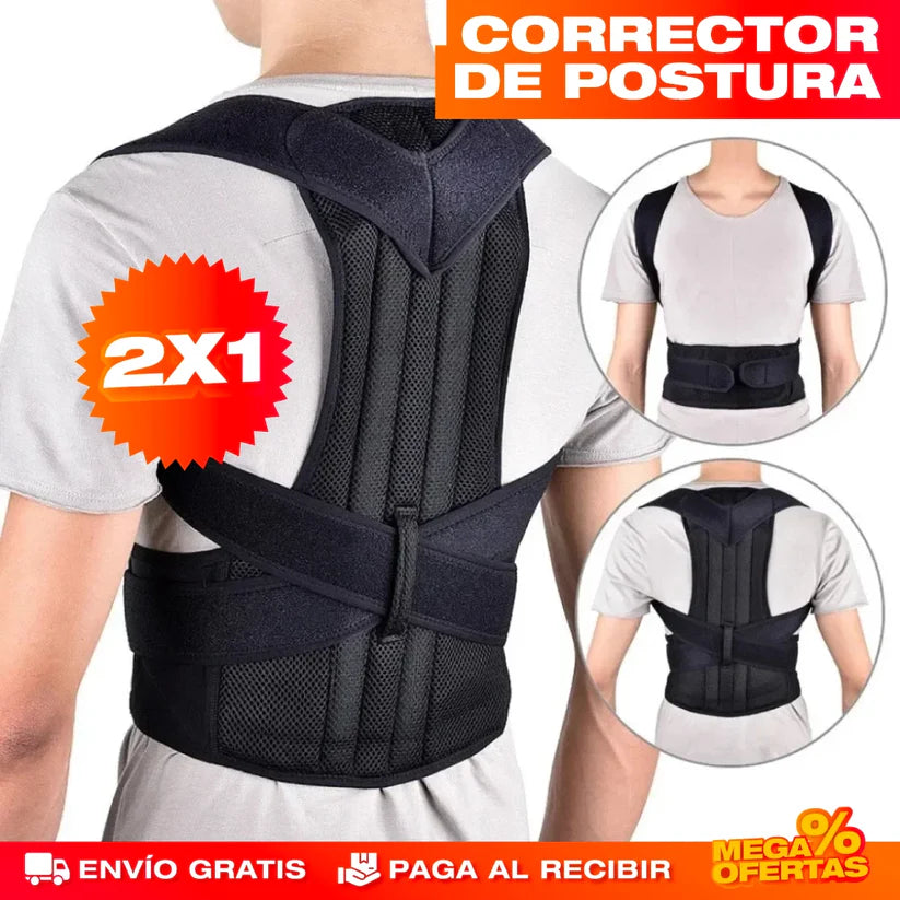 CORRECTOR DE POSTURA 2x1